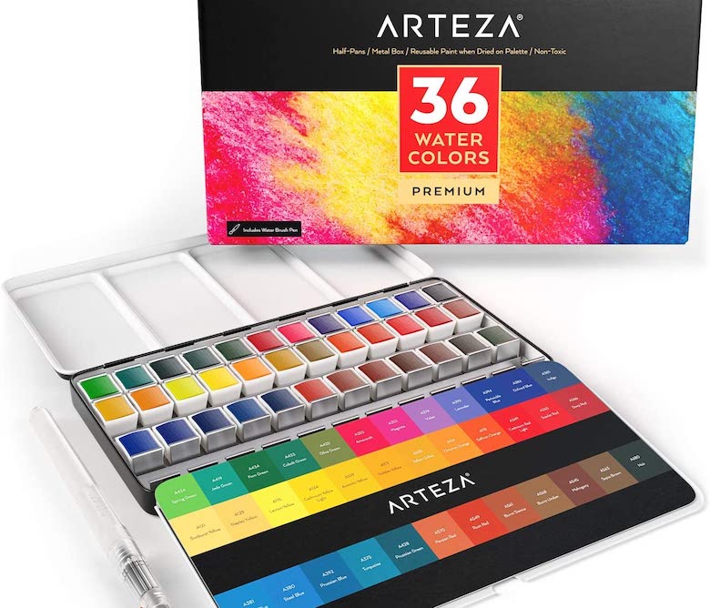 Arteza premium watercolor paint