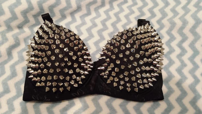 spiked bra