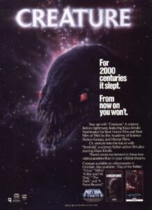 Creature 1985 movie poster