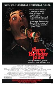 Happy Birthday to Me movie 1981